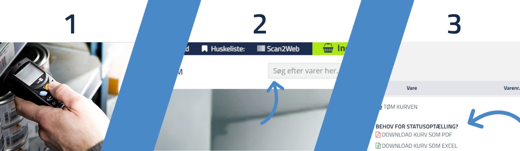 sådan laver du lagerstatus